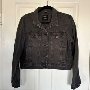 Cotton On Black Denim Jacket, US 6
